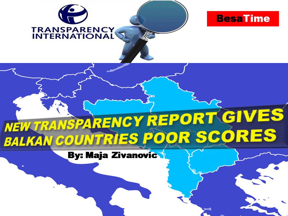 NEW TRANSPARENCY REPORT GIVES BALKAN COUNTRIES POOR SCORES : Maja Zivanovic