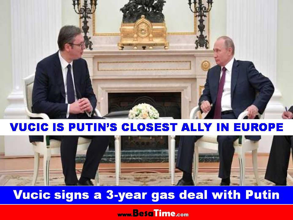 VUCIC IS PUTIN’S CLOSEST ALLY IN EUROPE