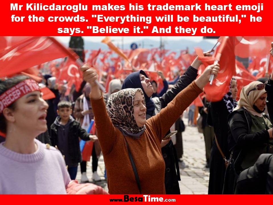 TURKEY ELECTION 2023: ERDOGAN RIVAL KILICDAROGLU PROMISES PEACE AND DEMOCRACY